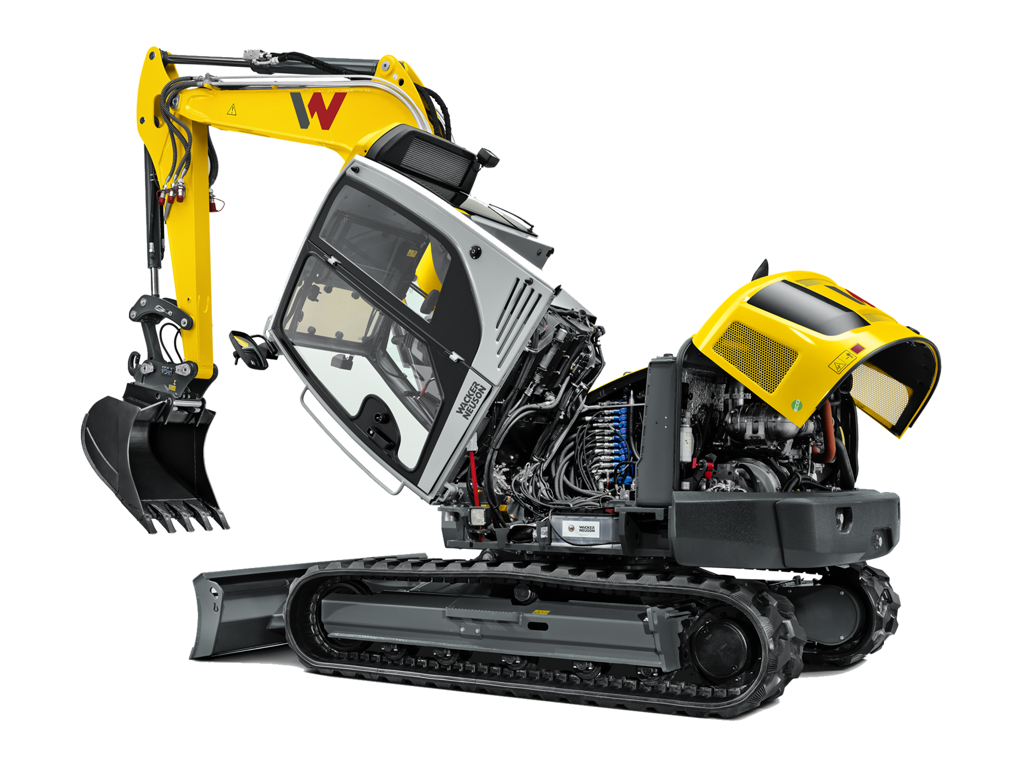 Wacker Neuson Kompaktbagger ET90 mieten & kaufen bei Turk & Boss im Sauerland – Ansicht 5