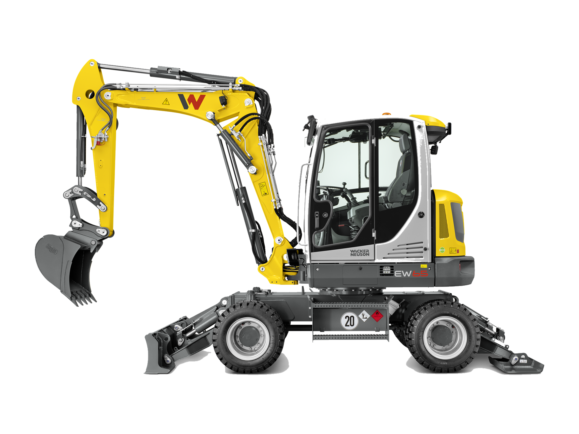 Wacker Neuson Mobilbagger EW65 mieten & kaufen bei Turk & Boss im Sauerland – Ansicht 2