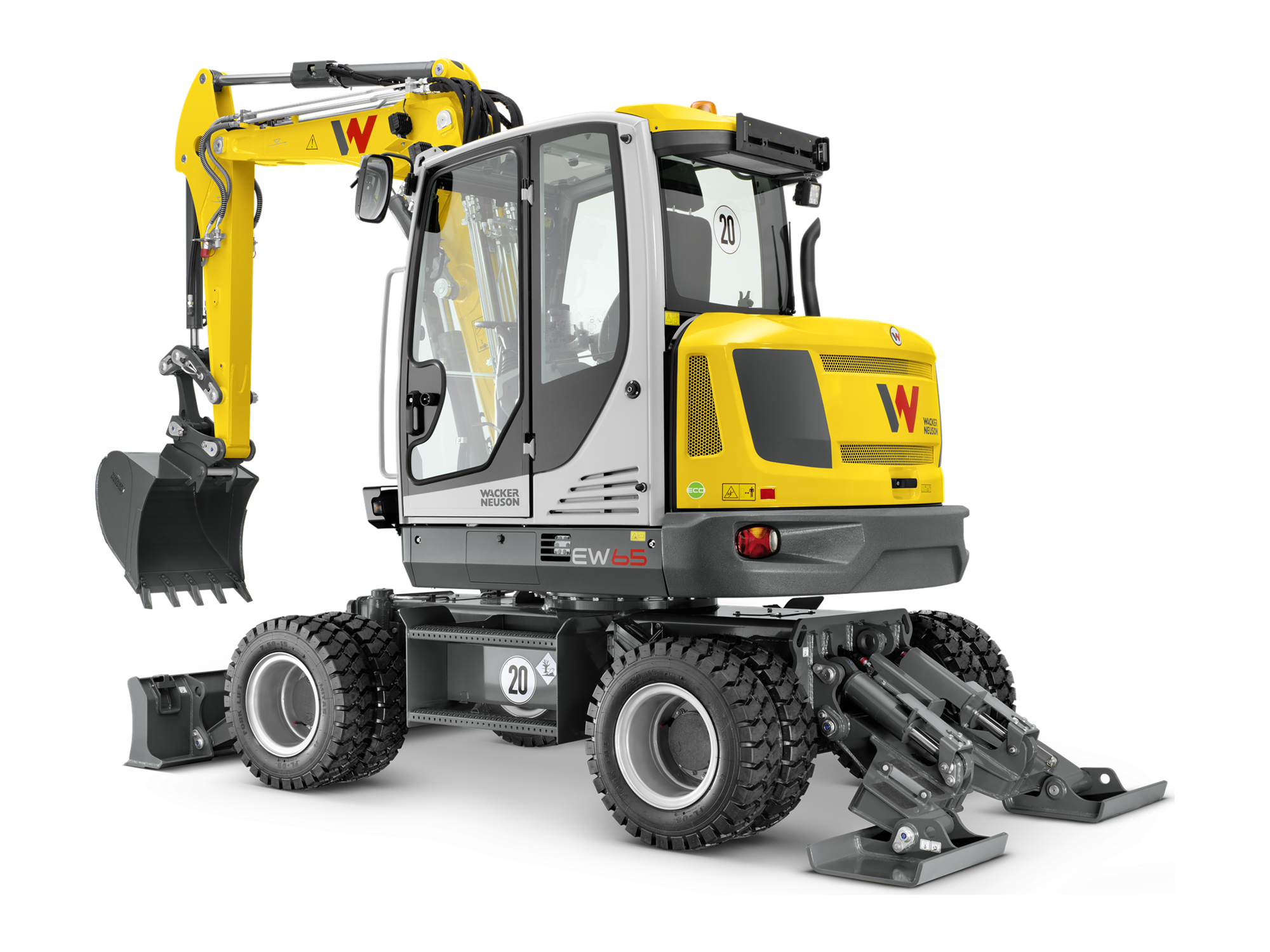 Wacker Neuson Mobilbagger EW65 mieten & kaufen bei Turk & Boss im Sauerland – Ansicht 3