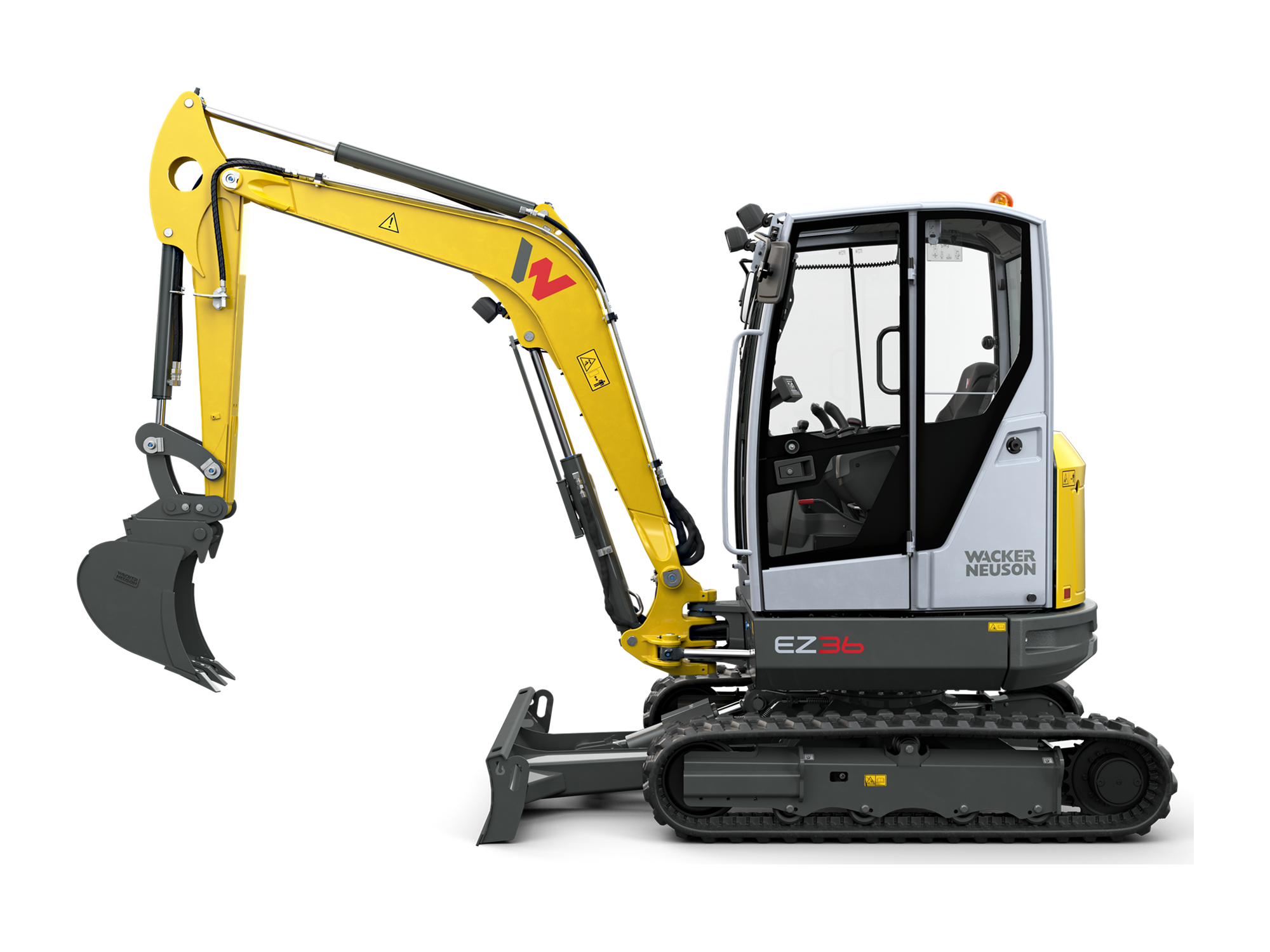 Wacker Neuson Kompaktbagger EZ36 mieten & kaufen bei Turk & Boss im Sauerland – Ansicht 4