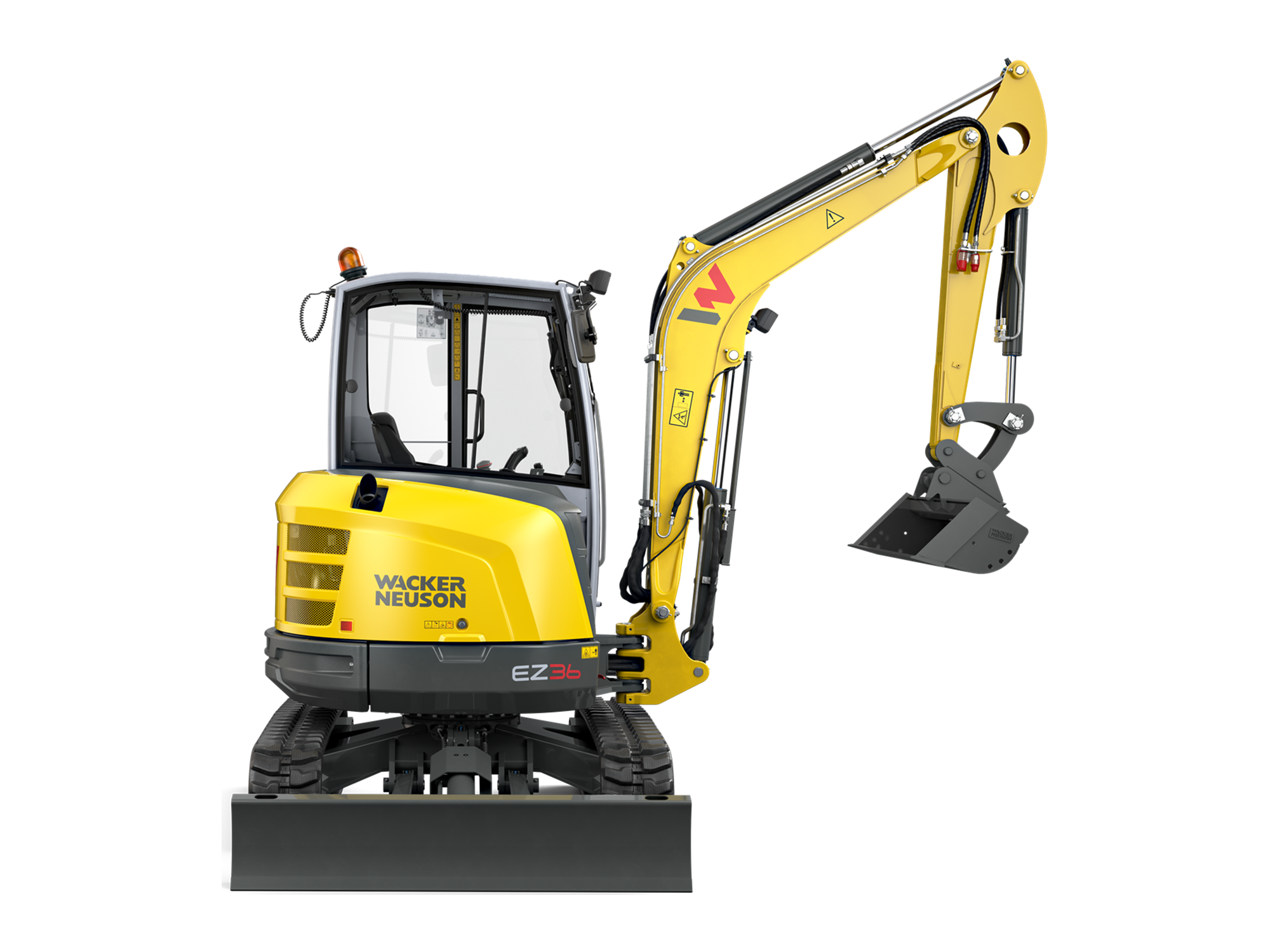 Wacker Neuson Kompaktbagger EZ36 mieten & kaufen bei Turk & Boss im Sauerland – Ansicht 5