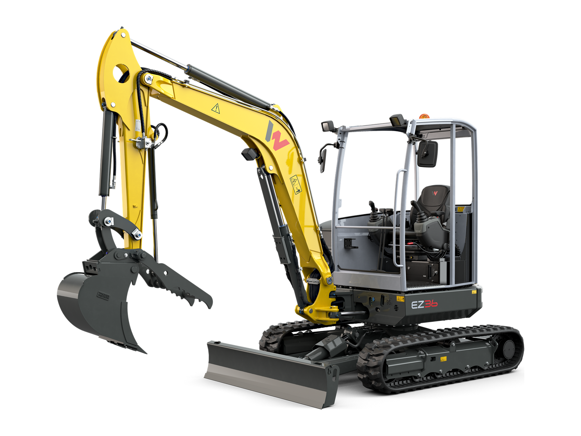 Wacker Neuson Kompaktbagger EZ36 mieten & kaufen bei Turk & Boss im Sauerland – Ansicht 6