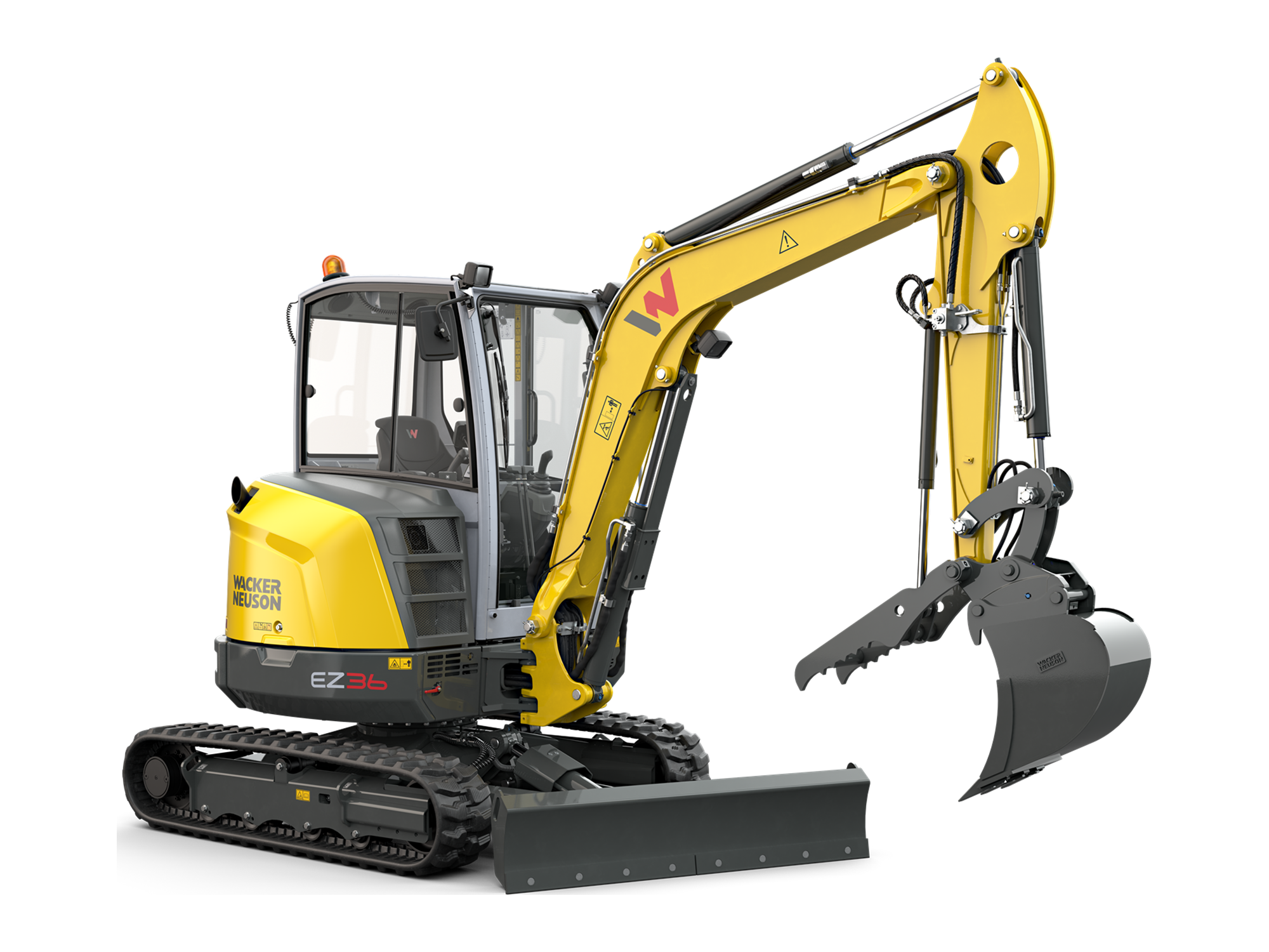 Wacker Neuson Kompaktbagger EZ36 mieten & kaufen bei Turk & Boss im Sauerland – Ansicht 7