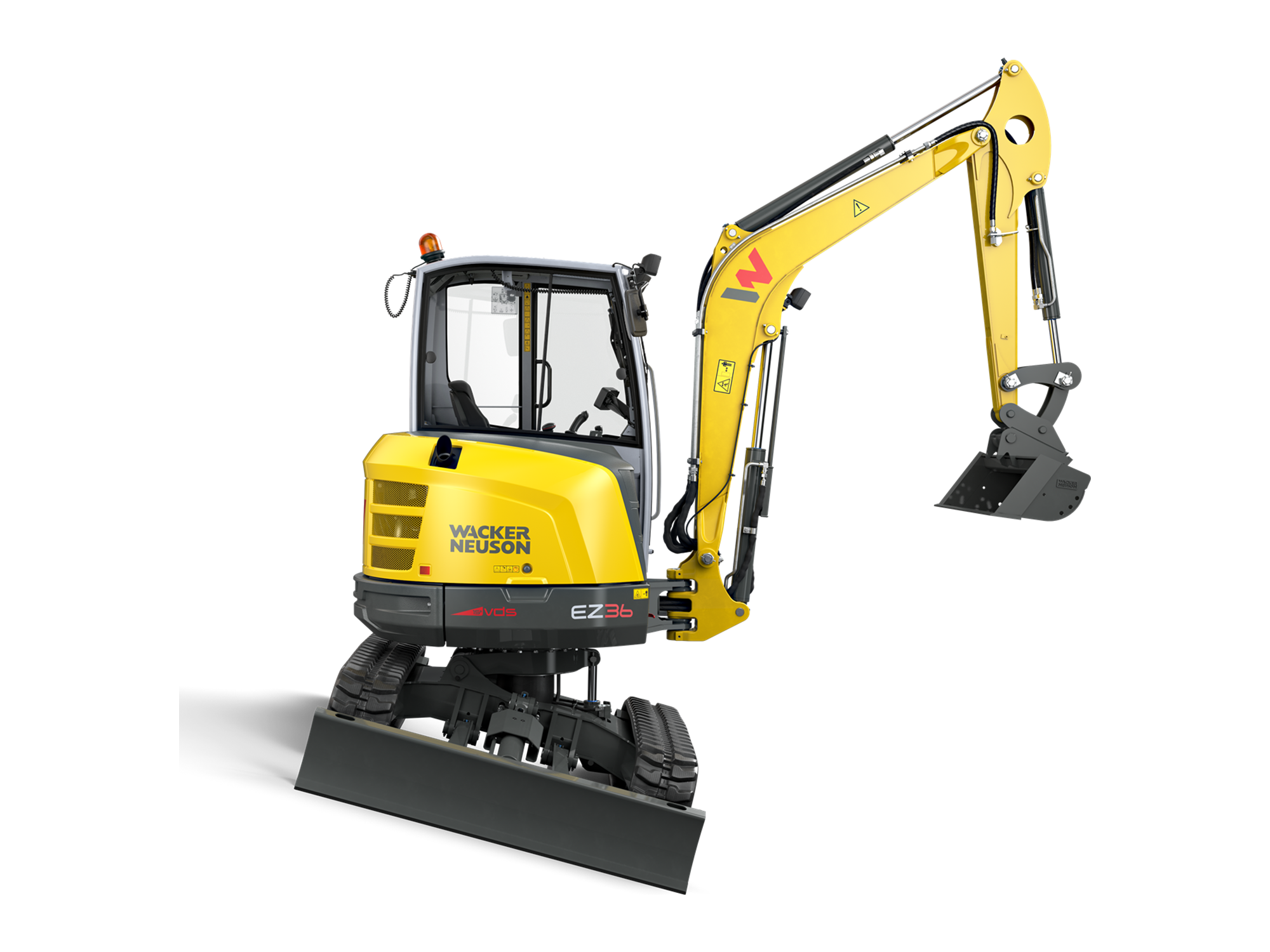 Wacker Neuson Kompaktbagger EZ36 mieten & kaufen bei Turk & Boss im Sauerland – Ansicht 9